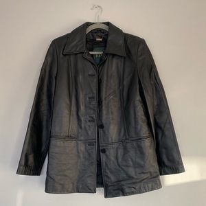 Danier Black Leather Jacket